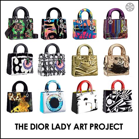 dior lady art chris marten|7 Artists Design Lady Dior Bags .